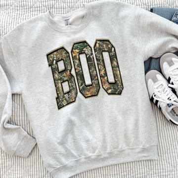 Camo Boo Shirt or Sweatshirt, DTG Printed
