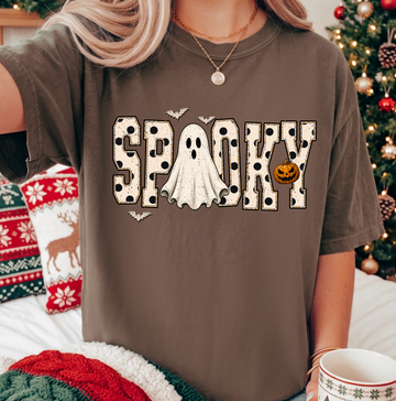 Spooky Polka Dot Shirt or Sweatshirt, DTG Printed