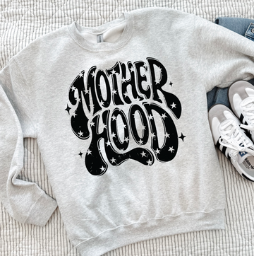Motherhood Retro Stars Shirt or Sweatshirt, DTG Printed
