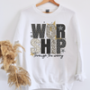 Worship Through The Worry Shirt or Sweatshirt, DTG Printed