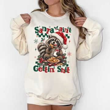 Sorry Santa Ain't Getting S... Shirt or Sweatshirt, DTG Printed