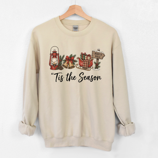 'Tis The Season Vintage Icons Shirt or Sweatshirt, DTG Printed