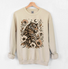 Vintage Tiger Floral Shirt or Sweatshirt, DTG Printed