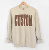 Custom Polka Dot Monochromatic Letters Shirt or Sweatshirt, DTG Printed