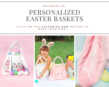 Personalized Easter Bunny Basket