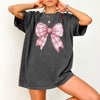 Comfort Colors® Coquette Bow Sweatshirt, Coquette Ribbon T-Shirt, Girly Aesthetic Crewneck, Cute Coquette Bow Shirt