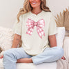 Comfort Colors® Coquette Bow Sweatshirt, Coquette Ribbon T-Shirt, Girly Aesthetic Crewneck, Cute Coquette Bow Shirt