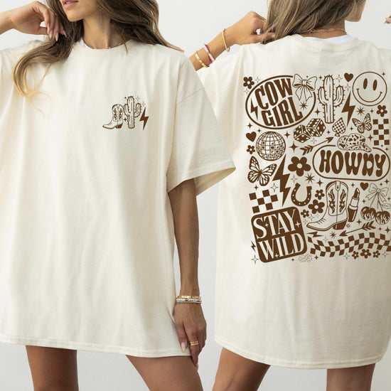 Comfort Colors® Western Howdy Shirt, Country Shirt, Western Cowgirl Shirt, Trendy Western Shirt, Southern Shirt, Country Concert Shirt