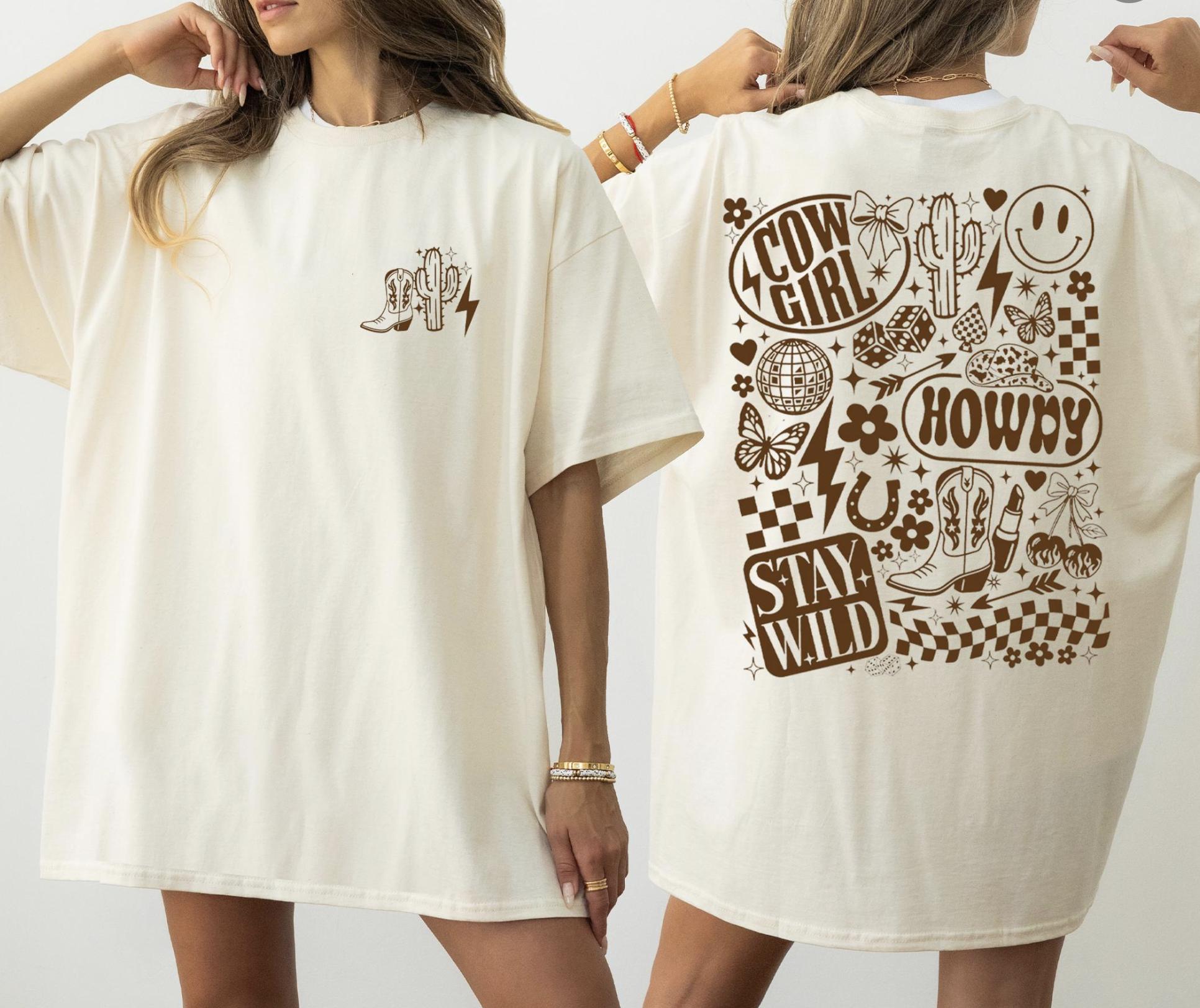 Comfort Colors® Western Howdy Shirt, Country Shirt, Western Cowgirl Shirt, Trendy Western Shirt, Southern Shirt, Country Concert Shirt