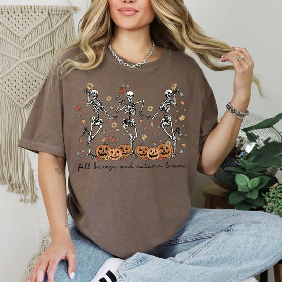 Comfort Colors® Dancing Skeleton 90s Vintage Style Tshirt, Retro Dancing Skeleton Shirt, Skull Funny Shirt, Dancing Lovers Shirt