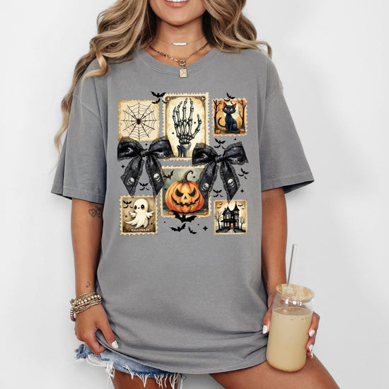 Just Waiting for Halloween T-Shirt, Awaiting Halloween Tee, Halloween Graphic Shirt, Skeleton Halloween, Skeleton Dancing Shirt