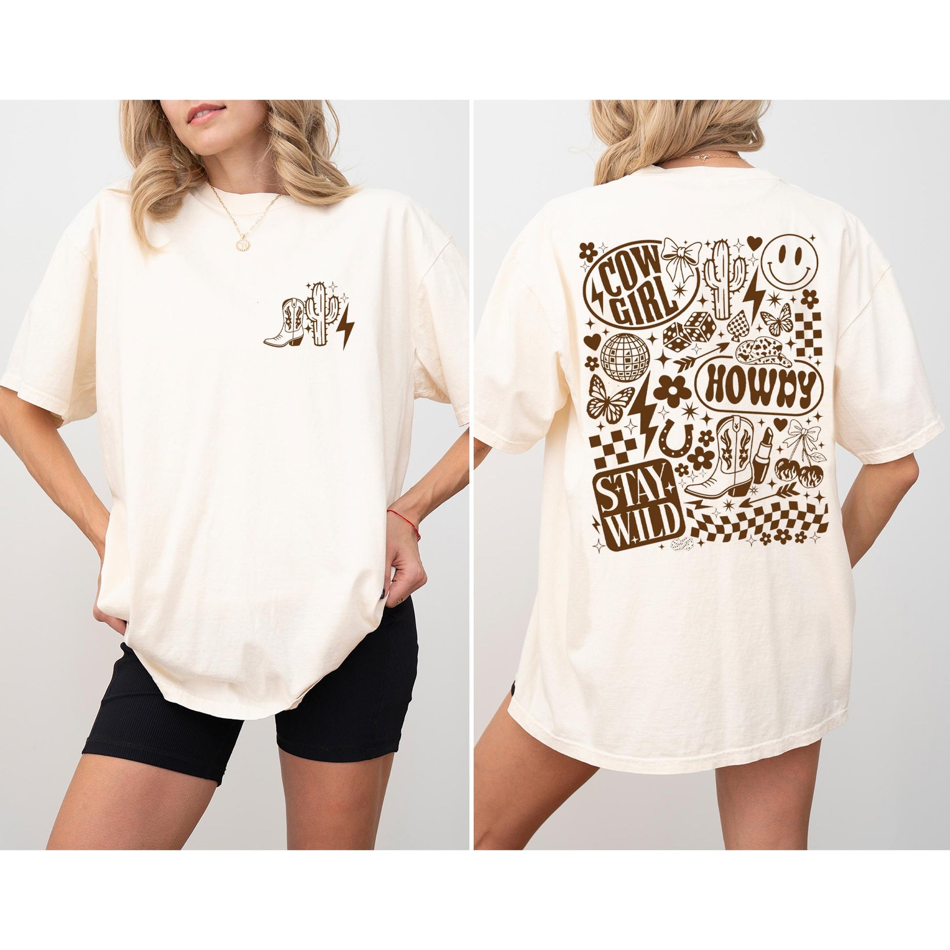 Comfort Colors® Western Howdy Shirt, Country Shirt, Western Cowgirl Shirt, Trendy Western Shirt, Southern Shirt, Country Concert Shirt