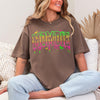 Mombie Neon Fluorescent Black Light Glow in the Dark Comfort Colors T-Shirt, Mombie T-Shirt, Mom Halloween Shirt, Halloween Mom T-shirts
