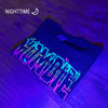 Mombie Neon Fluorescent Black Light Glow in the Dark Comfort Colors T-Shirt, Mombie T-Shirt, Mom Halloween Shirt, Halloween Mom T-shirts
