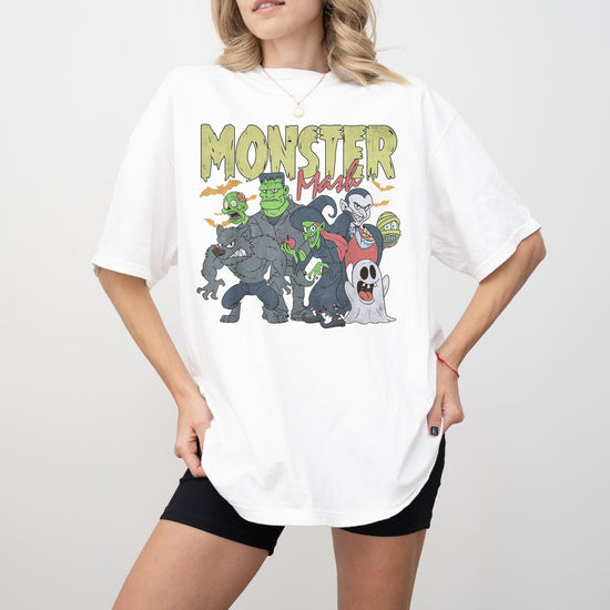 Comfort Color Monster Mash Halloween Shirt, Monster Mash Vintage Halloween Shirt, Retro Halloween, Fall Apparel, Spooky Season Shirt
