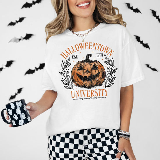 Halloweentown Est 1998 Comfort Colors shirt, Halloweentown University shirt, Halloween Shirt, Retro Halloweentown shirt, Halloween Pumpkin