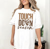 Comfort Colors® Football Touch Down Season Shirt, Cute Football Season Shirt, Gift For Football Lover Mom Shirt, Sports Mama Shirt