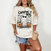 Creepin' It Real Comfort Colors Halloween T-Shirt, Trendy Halloween Tee, Halloween Graphic Shirt