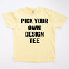 Custom Select Your Own Design Comfort Colors Halloween T-Shirt, Cute Halloween Tee, Pastel Halloween Graphic Shirt, Spooky Halloween