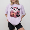 Pink Halloween Comfort Colors Shirt, Halloween Sweatshirt or Tshirt, Pink Halloween Tee, Halloween Cute Women Outfit, Halloween Gift