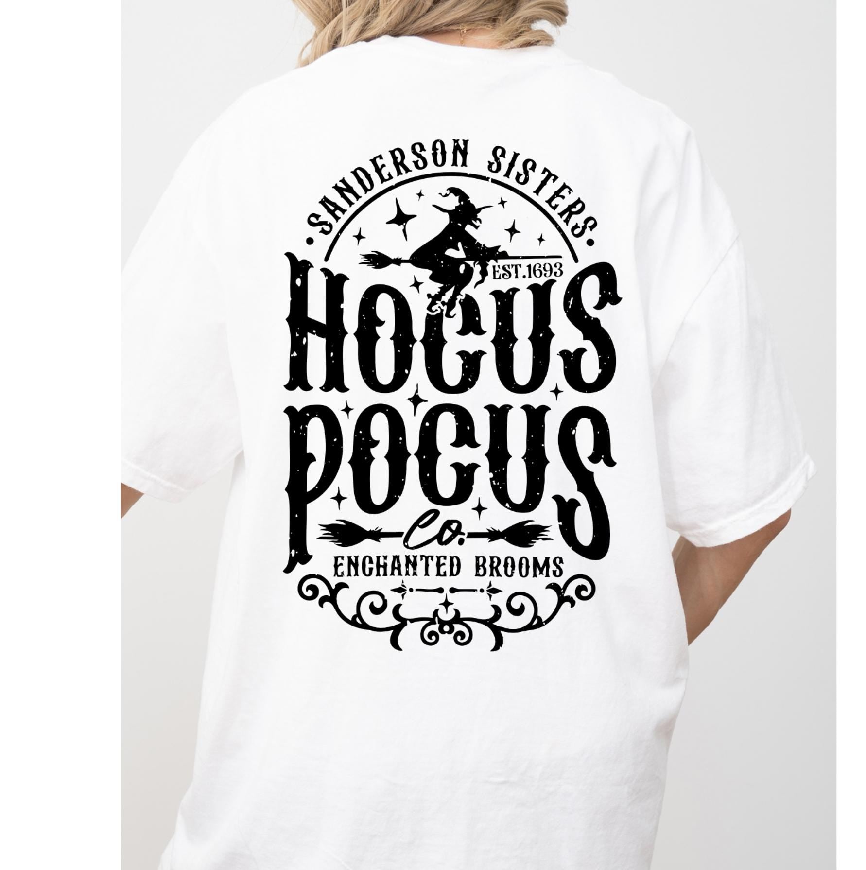 Hocus Pocus Sweatshirt T-Shirt, Halloween Sweatshirt or Tshirt, Hocus Pocus Halloween, Trendy Halloween Outfit, Halloween Graphic Tee