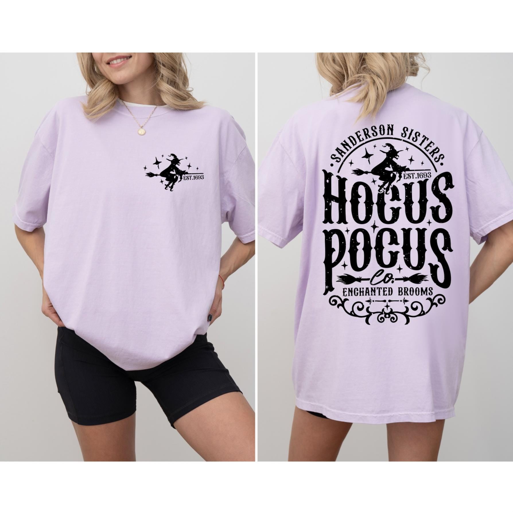 Hocus Pocus Sweatshirt T-Shirt, Halloween Sweatshirt or Tshirt, Hocus Pocus Halloween, Trendy Halloween Outfit, Halloween Graphic Tee