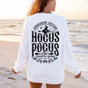Hocus Pocus Sweatshirt T-Shirt, Halloween Sweatshirt or Tshirt, Hocus Pocus Halloween, Trendy Halloween Outfit, Halloween Graphic Tee