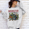 Retro Halloween Comfort Colors sweatshirt, Monster Mash sweater, Vintage Ghost Halloween sweater, Monster sweatshirt, Retro sweatshirt