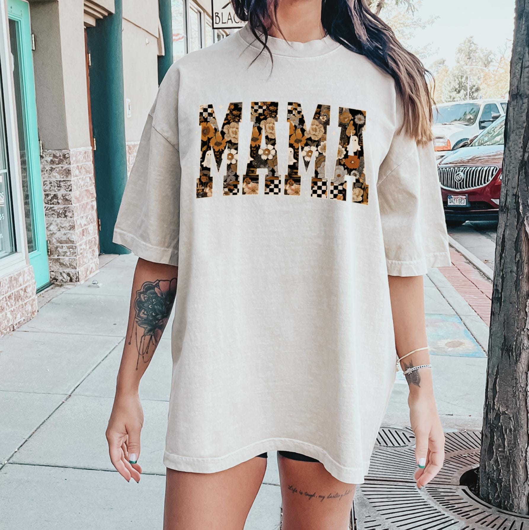 Mama Fall Season Sweatshirt T-Shirt, Halloween Sweatshirt or Tshirt, Pink Halloween, Trendy Halloween Outfit, Halloween Graphic Tee