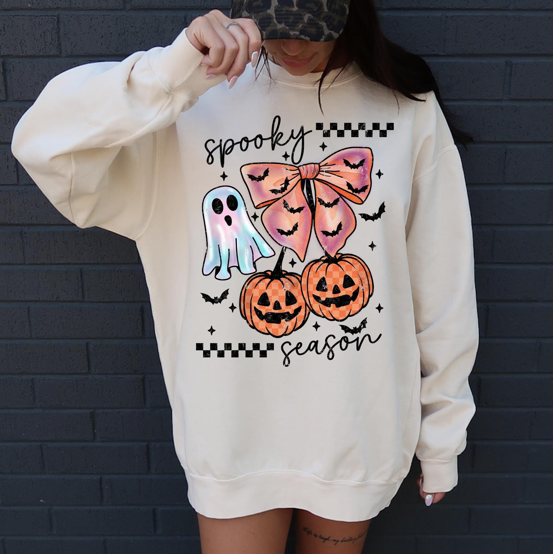 Spooky Season Shirt or Sweatshirt For Halloween Lovers, Trendy Spooky Shirt Gift Tee, Spooky Season Halloween Shirt