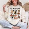 Tis the Season for Fall Shirt or Sweatshirt For Halloween Lovers, Trendy Spooky Shirt Gift Tee, Fall Season Halloween Shirt