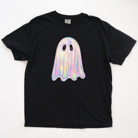 Cute Pastel Ghost Comfort Colors Halloween T-Shirt, Cute Halloween Tee, Pastel Halloween Graphic Shirt, Spooky Halloween