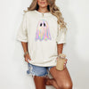 Cute Pastel Ghost Comfort Colors Halloween T-Shirt, Cute Halloween Tee, Pastel Halloween Graphic Shirt, Spooky Halloween