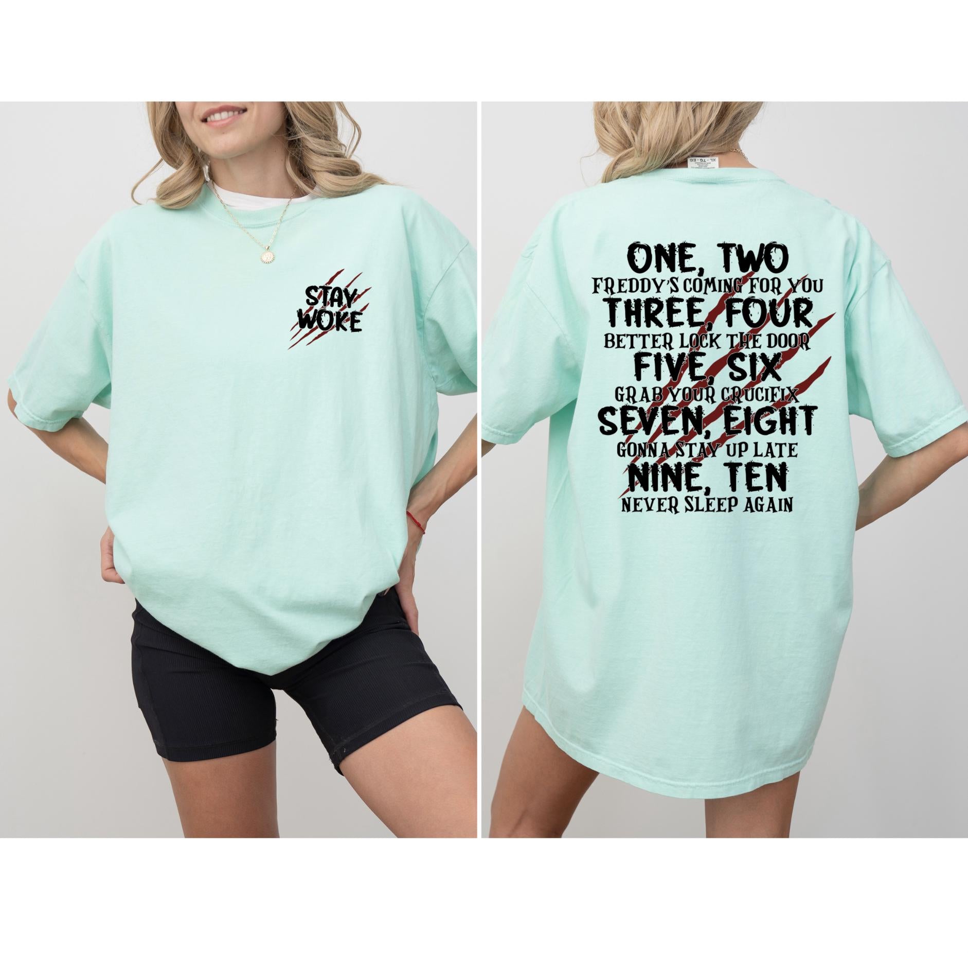 Halloween DTG Printed Shirt or Sweatshirt For Halloween Lovers, Trendy Spooky Shirt Gift Tee, Fall Season Halloween Shirt