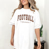 Football Season Shirt or Sweatshirt, DTG Printed Game Day Tee, Fall Football Graphic Sweatshirt, Unisex Comfort Colors® Football Shirt