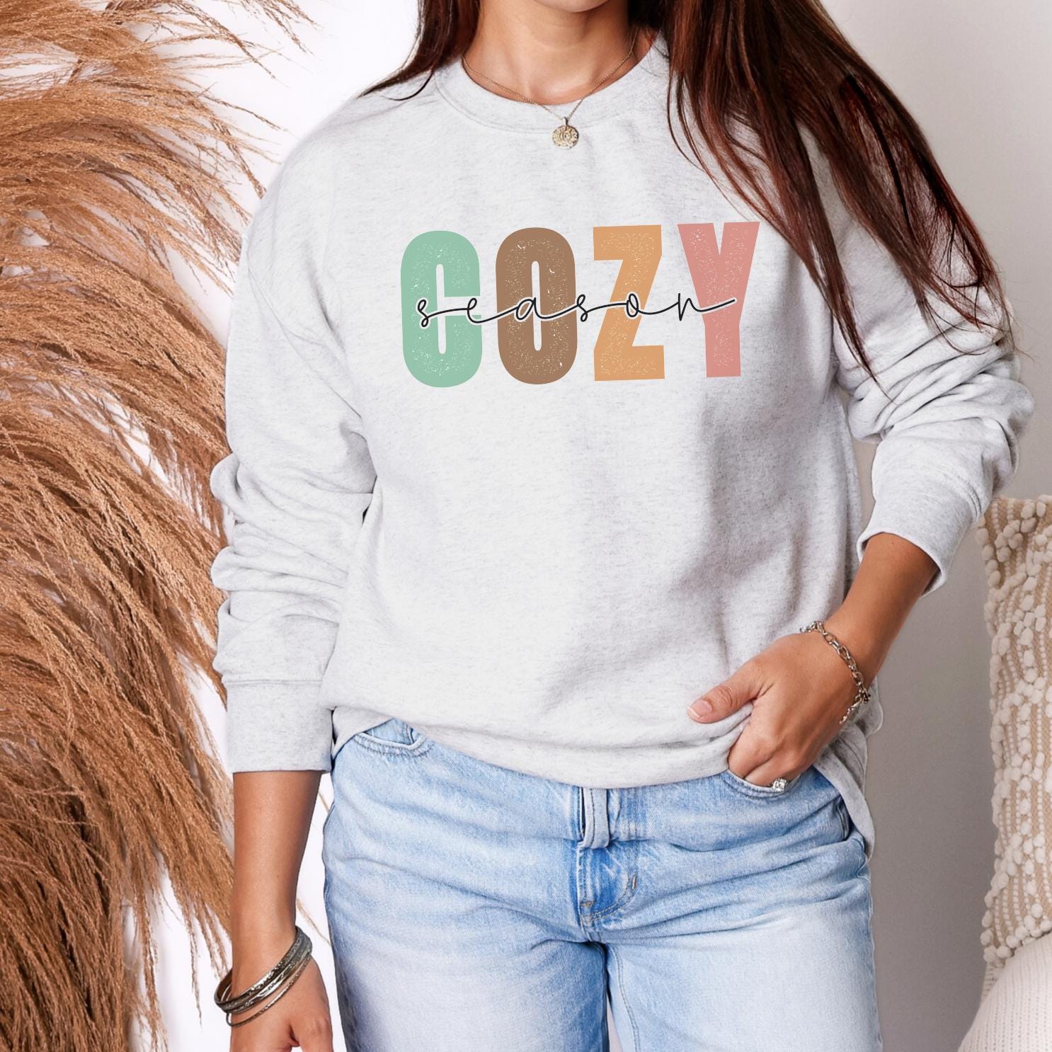 Cozy Fall Sweatshirt T-Shirt, Halloween Sweatshirt or Tshirt, Pink Halloween, Trendy Halloween Outfit, Halloween Graphic Tee