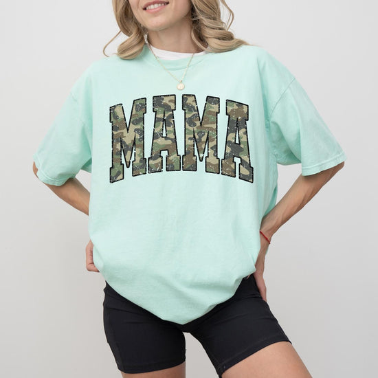 Camo Mama Sweatshirt, Camouflage Mom T-Shirt or Sweater, Gift For Mom, Mama Sweatshirt, Camo Mama Sweater, Mothers Day Gift