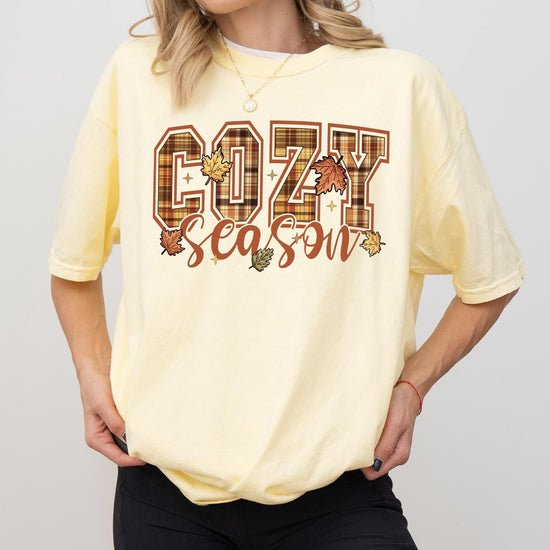 Cozy Season Sweatshirt T-Shirt, Halloween Sweatshirt or Tshirt, Pink Halloween, Trendy Halloween Outfit, Halloween Graphic Tee