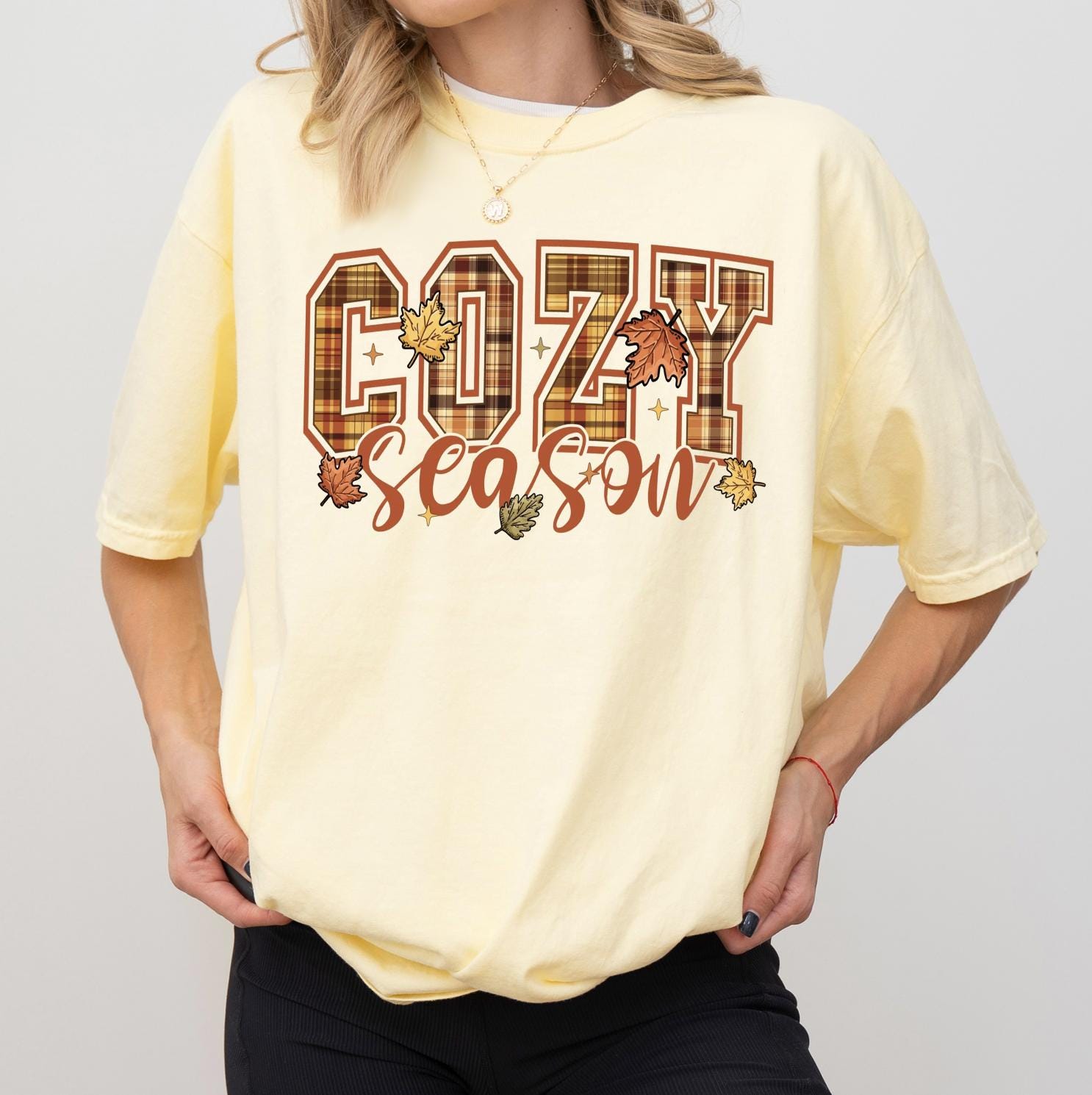 Cozy Season Sweatshirt T-Shirt, Halloween Sweatshirt or Tshirt, Pink Halloween, Trendy Halloween Outfit, Halloween Graphic Tee