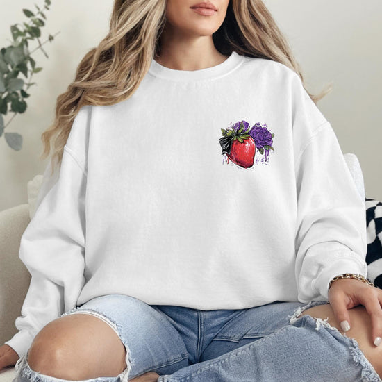 Berry Scary Skull Shirt or Sweatshirt For Halloween Lovers, Cute Spooky Shirt Gift For Her, Fall Halloween Tee For Girlfriend Or Best Friend