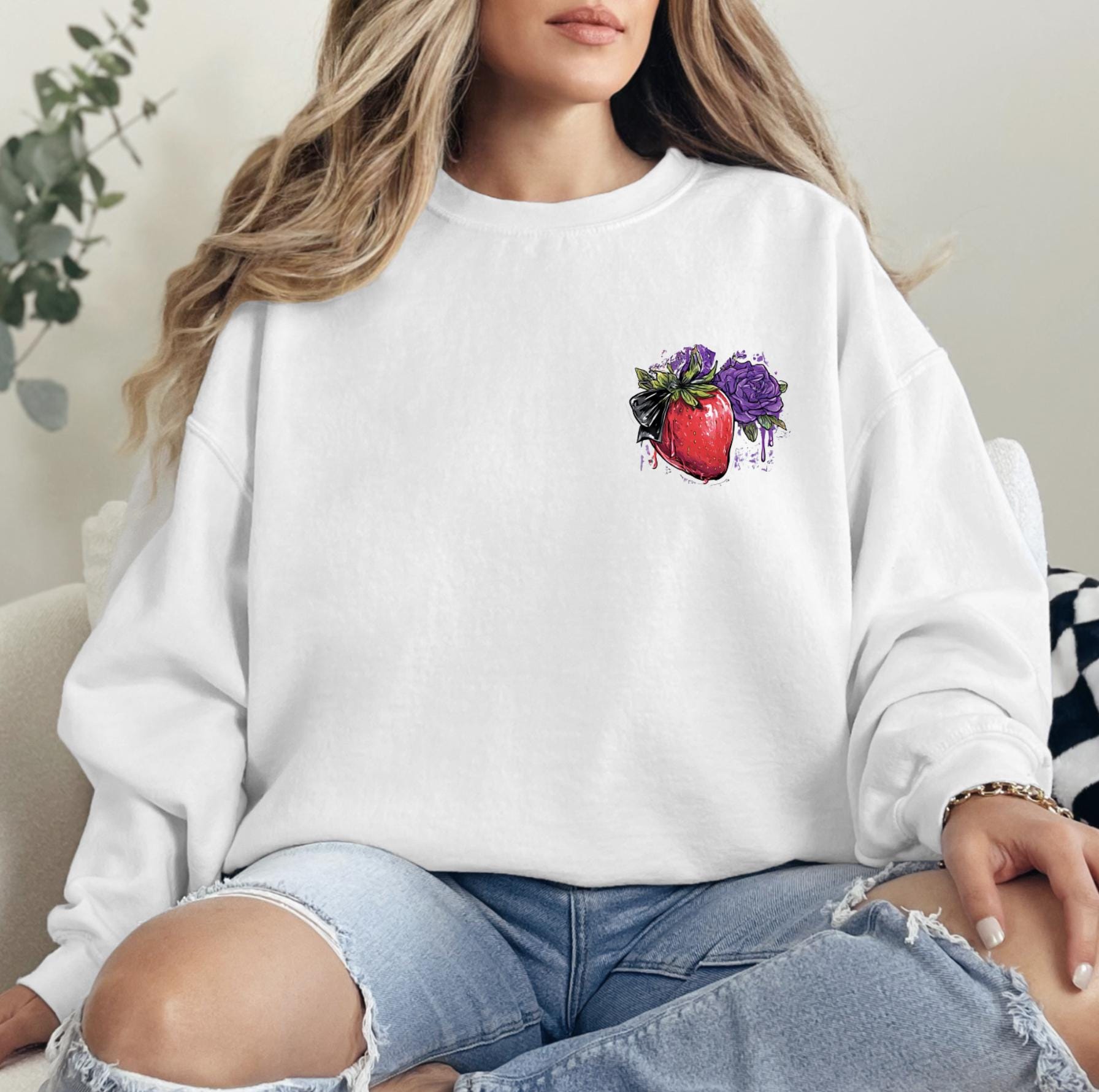 Berry Scary Skull Shirt or Sweatshirt For Halloween Lovers, Cute Spooky Shirt Gift For Her, Fall Halloween Tee For Girlfriend Or Best Friend