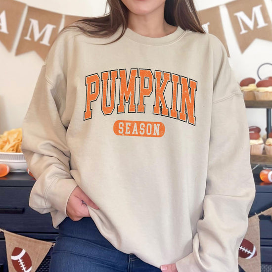 Pumpkin Season Shirt or Sweatshirt For Halloween Lovers, Cute Spooky Shirt Gift For Her, Pumpkin Halloween Tee For Girlfriend Or Best Friend