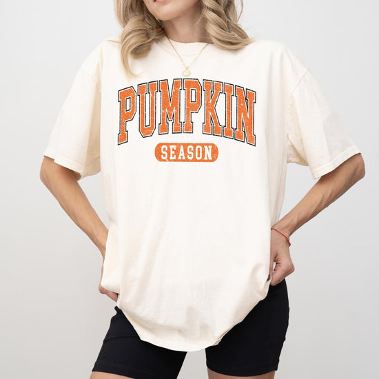 Pumpkin Season Shirt or Sweatshirt For Halloween Lovers, Cute Spooky Shirt Gift For Her, Pumpkin Halloween Tee For Girlfriend Or Best Friend
