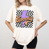 Spooky Checkered Shirt or Sweatshirt For Halloween Lovers, Cute Spooky Shirt Gift For Her, Spooky Checkered Halloween Shirt