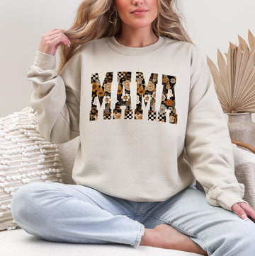 Mama Fall Season Sweatshirt T-Shirt, Halloween Sweatshirt or Tshirt, Pink Halloween, Trendy Halloween Outfit, Halloween Graphic Tee