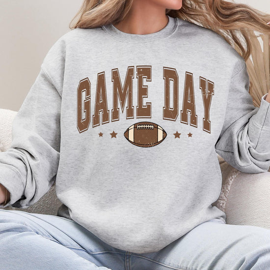 Game Day Football Season Shirt or Sweatshirt, Football Mama T Shirt, Football Game Day T-Shirt, Football Fall Season Tee or Sweatshirt