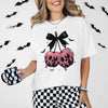 Pink Halloween Cherries Shirt or Sweatshirt For Halloween Lovers, Trendy Spooky Shirt Gift Tee, Fall Season Halloween Shirt