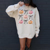 Pumpkin Bows Collage Fall Shirt or Sweatshirt For Halloween Lovers, Trendy Spooky Shirt Gift Tee, Fall Season Halloween Shirt