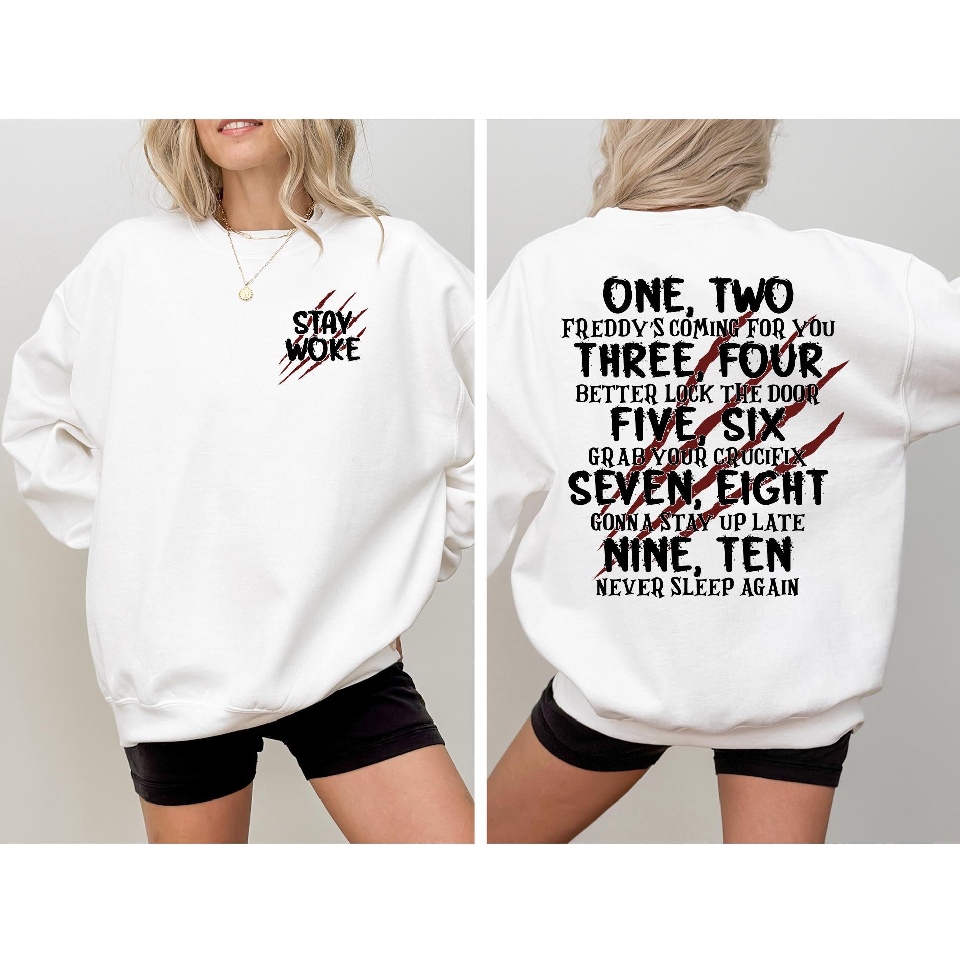 Halloween DTG Printed Shirt or Sweatshirt For Halloween Lovers, Trendy Spooky Shirt Gift Tee, Fall Season Halloween Shirt