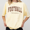 Football Season Shirt or Sweatshirt, DTG Printed Game Day Tee, Fall Football Graphic Sweatshirt, Unisex Comfort Colors® Football Shirt